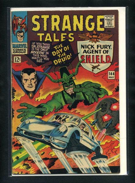 Strange Tales #144 F/VF 1966 Marvel 1st Jasper Sitwell 1st The Druid 1st Tazza